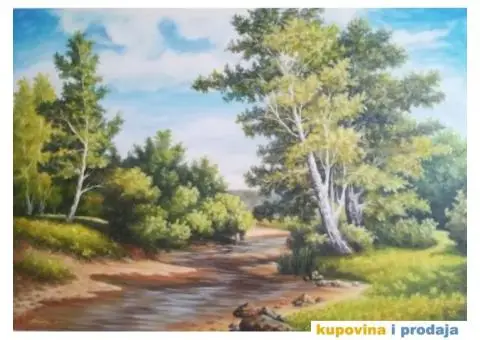 Umjetnička slika - Miljacka