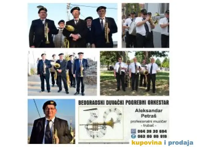 Trubači pogrebni orkestar bleh muzika za sahrane Srbija - 1