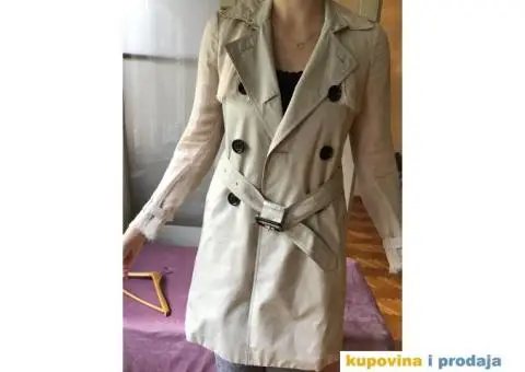 Burberry hertige stone trench long coat / kaput - 2/7