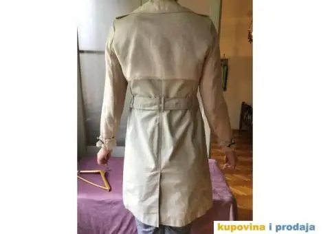 Burberry hertige stone trench long coat / kaput - 3/7