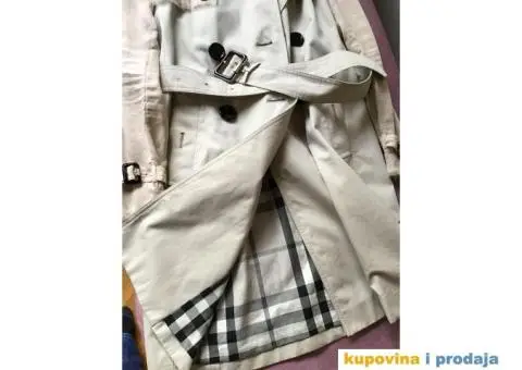 Burberry hertige stone trench long coat / kaput - 6/7