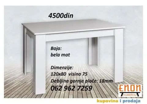 Trpezarijski stolovi, proizvođačke cene - 3/10