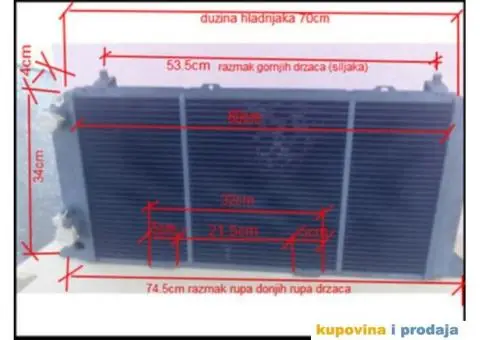 Audi 80 hladnjak NOV - 1/3
