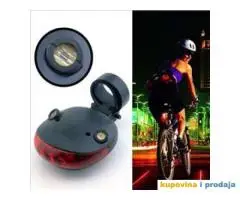 Zadnje svetlo za bicikl sa laserom