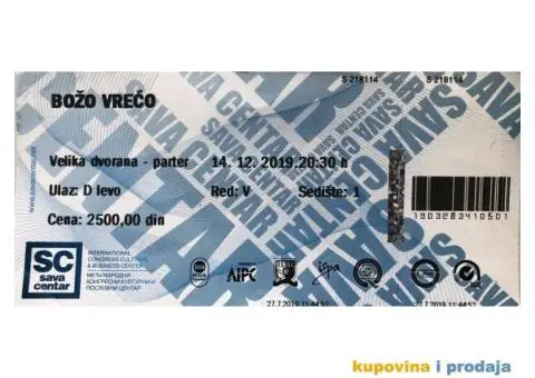 Koncert BOZO VRECA