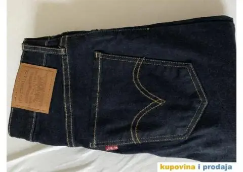 Prodajem Levis farmerke, taman teksas, broj 28 (34eu), nikad nosene. - 1/5