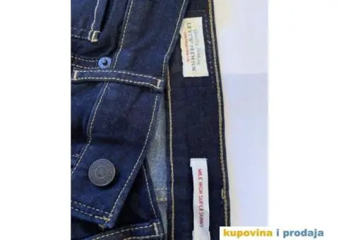 Prodajem Levis farmerke, taman teksas, broj 28 (34eu), nikad nosene. - 5/5