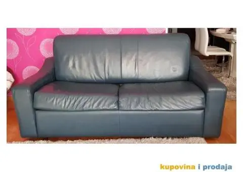 Prodajem polovnu Kožnu garnituru isključivo u kompletu u viđenom stanju - 2/5