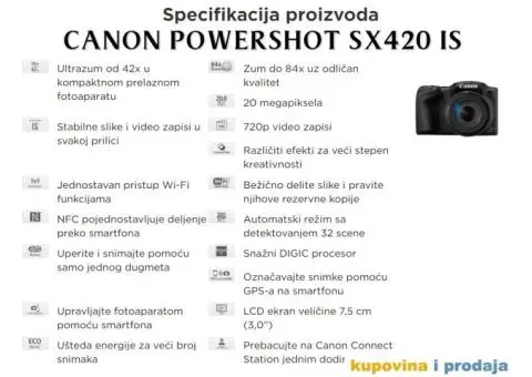 Foto aparat canon sx 420 is - 2/4