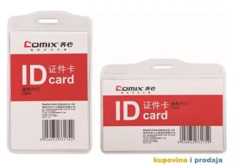 Bedž za ID kartice 99x67 sa plavom štipaljkom - 2/2