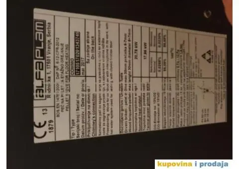 Pec na pelet Alfa Plam - 2/2