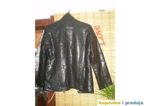 PRODAJEM NOVU MUŠKU CRNU JAKNU OD EKO KOŽE - 3/3