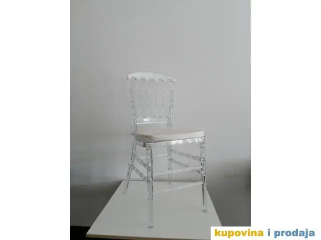 Napolen stolice, transparent, providne - 1