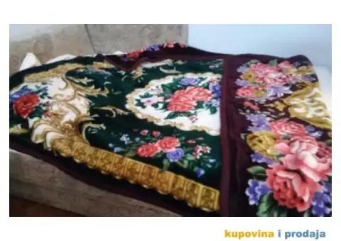 duplo ćebe ili prostirka za bračni krevet - 1/3