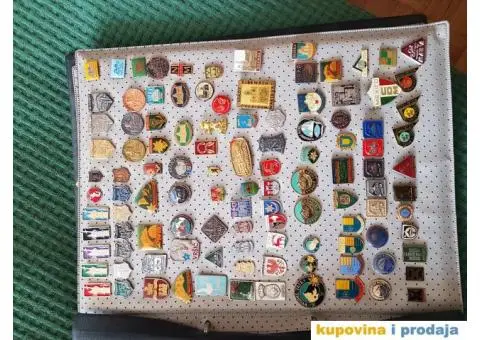 Prodajem kolekciju značaka