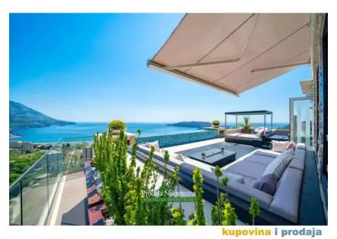 Spektakularni penthouse na vrhu Bečića - 3/9