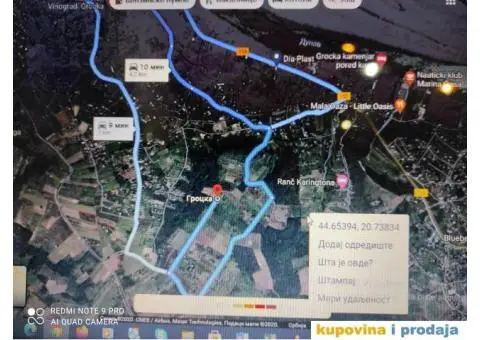 Grocka, građevinsko zemljište prodajem - 12/15