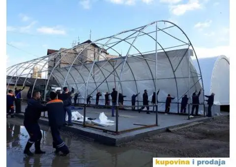 Montažni magacin 9.15x20m 183m2, cena 462.000,00 dinara - 2/4