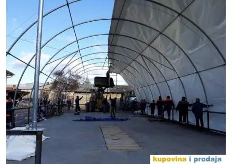 Montažni magacin 9.15x20m 183m2, cena 462.000,00 dinara - 3/4