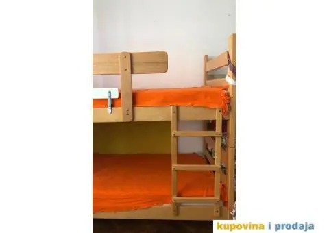 KREVETI NA SPRAT SA DUŠECIMA malo korišćeni - 6/7