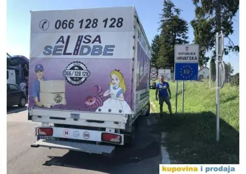 Medjunarodne selidbe kombijem ili kamionom