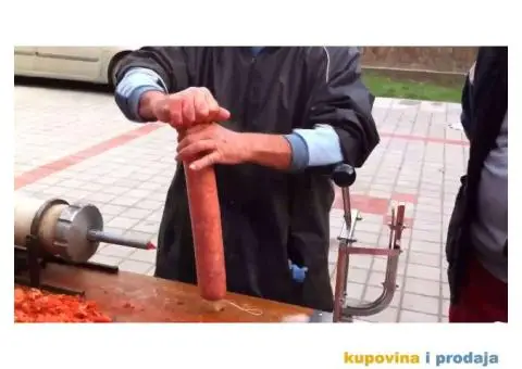 Klipsarica, masina za vezanje kulena, mrezica, kobasica, kesa - 3/7