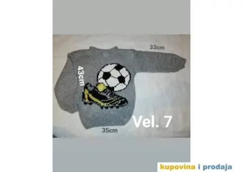 Izrada dečijih džempera - 6/7