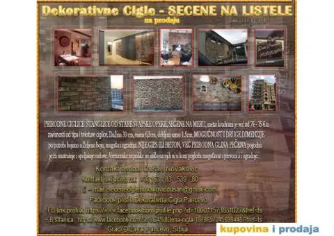 Dekorativne Cigle - SECENE NA LISTELE - 1/7