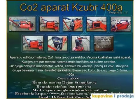 Co2 aparat Kzubr 400a - 1/7
