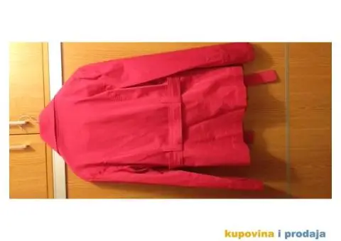 Prodajem roze - ciklama mantil - nenosen! - 2/2