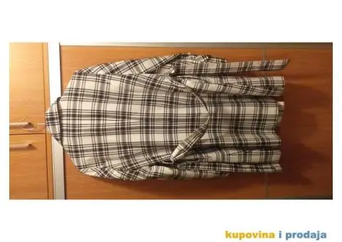 Prodajem belo - crni mantil - 2/2