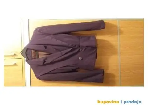 Prodajem ljubicasti sako - vuna 100%