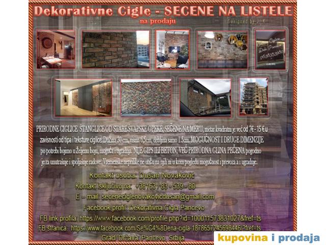 Dekorativne Cigle - SECENE NA LISTELE Dekorativne Cigle - SECENE NA LISTELE