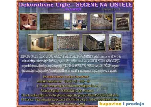 Dekorativne Cigle - SECENE NA LISTELE - 1/7