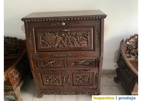 Prodajem unikatni namestaj u duborezu - 4/7