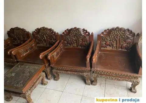 Prodajem unikatni namestaj u duborezu - 6/7