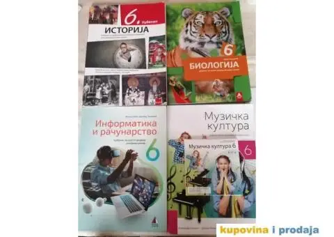 KNJIGE ZA ŠESTI RAZRED OSNOVNE ŠKOLE ( KOMPLET) - 8/8