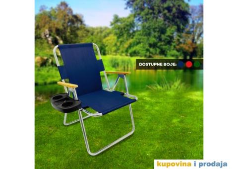 Rasklopive stolice za tarasu/plažu/ribolov - 3/3