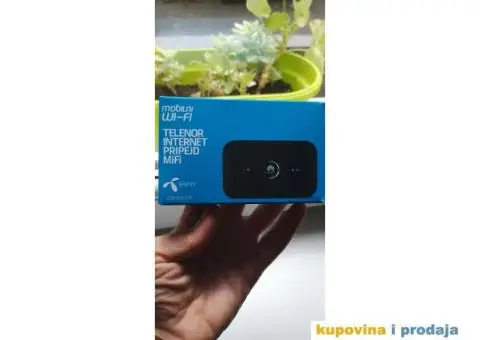 Nov nekoristen Telenor pripejd MIFI internet