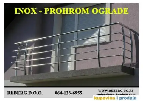 inox - prohromske ograde, kapije, barijere - 9/9