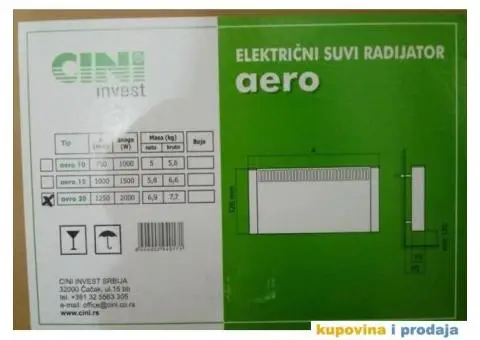 Na prodaju nov panelni radijator Cini Aero 20 - 1/4