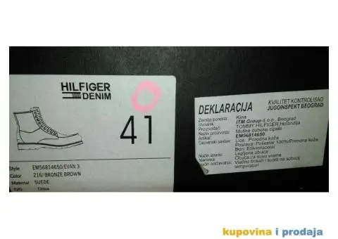 TOMMY HILFIGER nove duboke kožne cipele br41 - 5/5