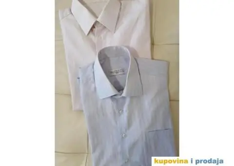 Košulje 2 kom obe za 300 din, dug rukav, vel 38-42 - 4/12