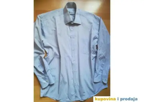Košulje 2 kom obe za 300 din, dug rukav, vel 38-42 - 9/12