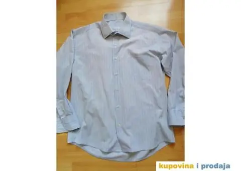 Košulje 2 kom obe za 300 din, dug rukav, vel 38-42 - 10/12