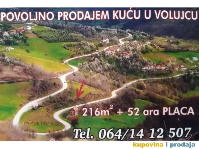 Povoljno prodajem kucu u Volujcu - 1