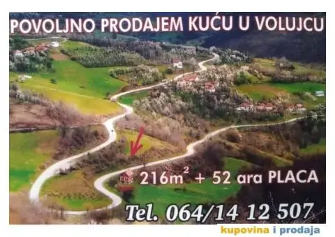 Povoljno prodajem kucu u Volujcu