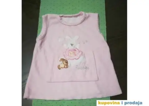 Haljina plišana vel 4, roze - 1/9