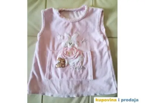 Haljina plišana vel 4, roze - 5/9