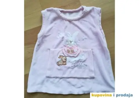 Haljina plišana vel 4, roze - 9/9